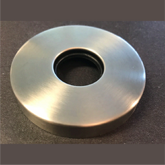 304 rozet voor douchearm rond 60 mm RVS