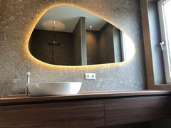 Hipp Design 13600 organische spiegel met backlight en spiegelverwarming