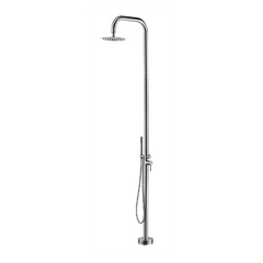 304 Sole buitendouche met handdouche RVS