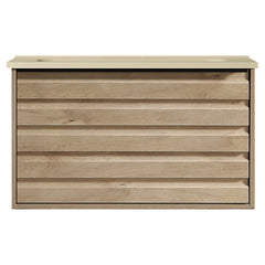 Differnz Elin meubelset FSC - 60 cm - eiken/mat taupe