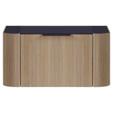 Differnz Olle onderkast FSC - 89 x 45.5 x 39 cm - eiken - topblad zwart