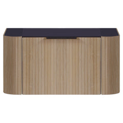 Differnz Olle onderkast FSC - 89 x 45.5 x 39 cm - eiken - topblad zwart