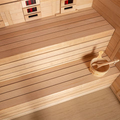 AWT Sauna E1614A-IR Hemlock 200x160 zonder oven