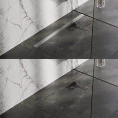 BRAUER Douchegoot met multifunctioneel rooster en flens 7 x 110 RVS geborsteld