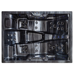 AWT Whirlpool Aussenwhirlpool IN-405 eco CloudyBlack 220x160 grau