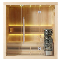 AWT Sauna E1113A Hemlock 180x105 6.8kW Cilindro
