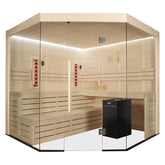AWT Sauna E1201A Pappelholz 236x236 9kW Vitra