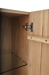 Vision OAK kolomkast met 2 deuren 160x35x35