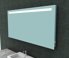 Tigris Rectangular Mirror with LED and Socket 160 x 80 cm