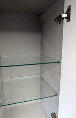 Vision tall cabinet 2 doors 160x35x35 white