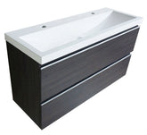 Shall base unit 100 x 36 cm wood grain grey
