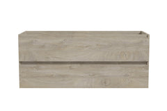 Alvara onderkast met 2 laden 2 uitsparingen 120 x 46 cm grijs eiken