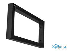 Mounting bracket square 460 x 220 matte black
