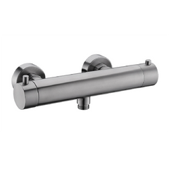 304 thermostatische douchemengkraan 15 cm RVS