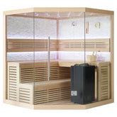 AWT Sauna E1101C Hemlock 180x180 9kW Virta