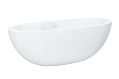 Best Design Cruise solid surface vrijstaand bad 180x80x60cm mat wit