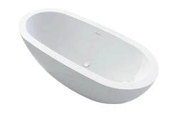 Best Design Cruise solid surface vrijstaand bad 180x80x60cm mat wit