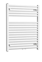 Elara designer radiator 76.6 x 60.0 cm gloss white