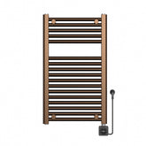 Elara elektrische radiator Smart WiFi 76,6 x 45 cm geborsteld brons koper PVD