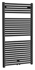 Elara designer radiator 118.5 x 60.0 cm matt black