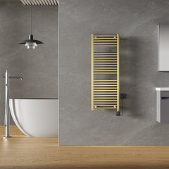 Elara elektrische radiator Smart WiFi 118,5 x 45 cm geborsteld messing PVD