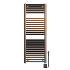 Elara Electric Smart WiFi Radiator 118.5 x 45 cm Brushed Bronze Copper PVD