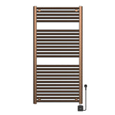 Elara elektrische radiator Smart WiFi 118,5 x 60 cm geborsteld brons koper PVD