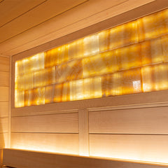 AWT Sauna E1624C Hemlock 160x150 6kW TheWall