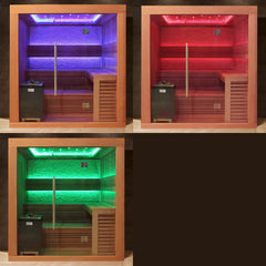 AWT Sauna E1241C rote Zeder 180x170 9kW EOS Cubo