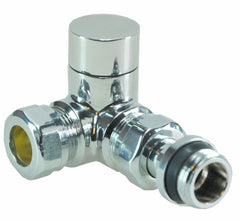 luxury control valve. 1/2''x15 (M22) compression right angle reversed chrome