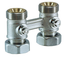 H-blocks 3/4 Straight nickel-plated