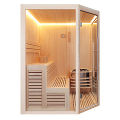 AWT Sauna B1801B Pinienholz 180x180 6kW Viking Bi-O