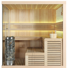 AWT Sauna E1105B Hemlock 200x200 zonder oven