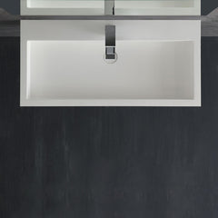 StoneArt Wastafel LP4510 - wit glanzend - 100x48 cm