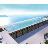 AWT Swim-SPA Innovation 1200XL-T weiß 1183x300 grau