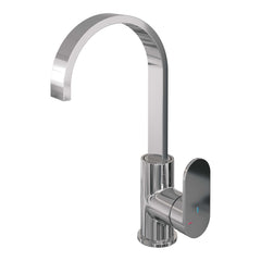 Brauer Edition wastafelkraan hoog cascade - Geborsteld Gunmetal PVD - 5-GM-003-S1