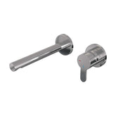 Brauer Edition inbouw wastafelkraan - rechte uitloop - rozetten - hendel rechts - chroom - 5-CE-004-S4-65