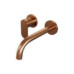 Brauer Edition inbouw wastafelkraan - gebogen uitloop - rozetten - hendel links - chroom - 5-CE-083-B3-65