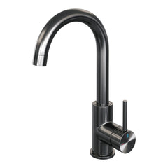 Brauer Stripe wastafelkraan hoog - Geborsteld Gunmetal PVD