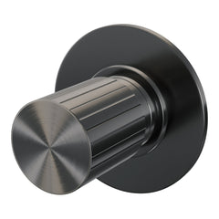 Brauer Stripe inbouw stopkraan - Geborsteld Gunmetal PVD