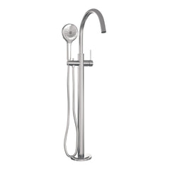 Brauer Edition vrijstaande badkraan - 3 standen handdouche - geborsteld RVS PVD