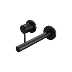 Brauer Edition inbouw wastafelkraan - rechte uitloop - rozetten - hendel links - Geborsteld RVS PVD - 5-NG-083-S2-65