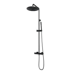 Brauer Carving stortdoucheset - hoofddouche 30cm - staafhanddouche - Geborsteld Gunmetal PVD