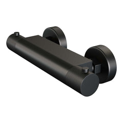 Brauer Carving opbouw douche thermostaatkraan Mat Zwart