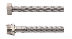 Flexible connection hose 3/8" FI x 3/8" ME 30 cm SS