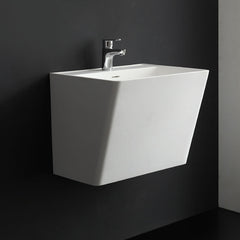 StoneArt Wastafel LZ207 wit 56x46 glanzend