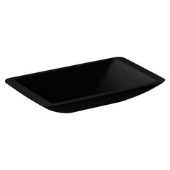 StoneArt Wastafel LC118 - zwart mat - 59x34cm