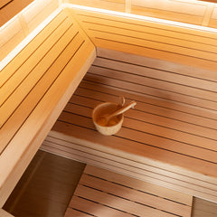 AWT Sauna E1622C Hemlock 180x160 9kW TheWall