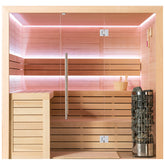 AWT Sauna E1612C Hemlock 180x160 9kW Cilindro