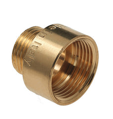 Nosepiece brass 1/2" FI x 3/8" ME